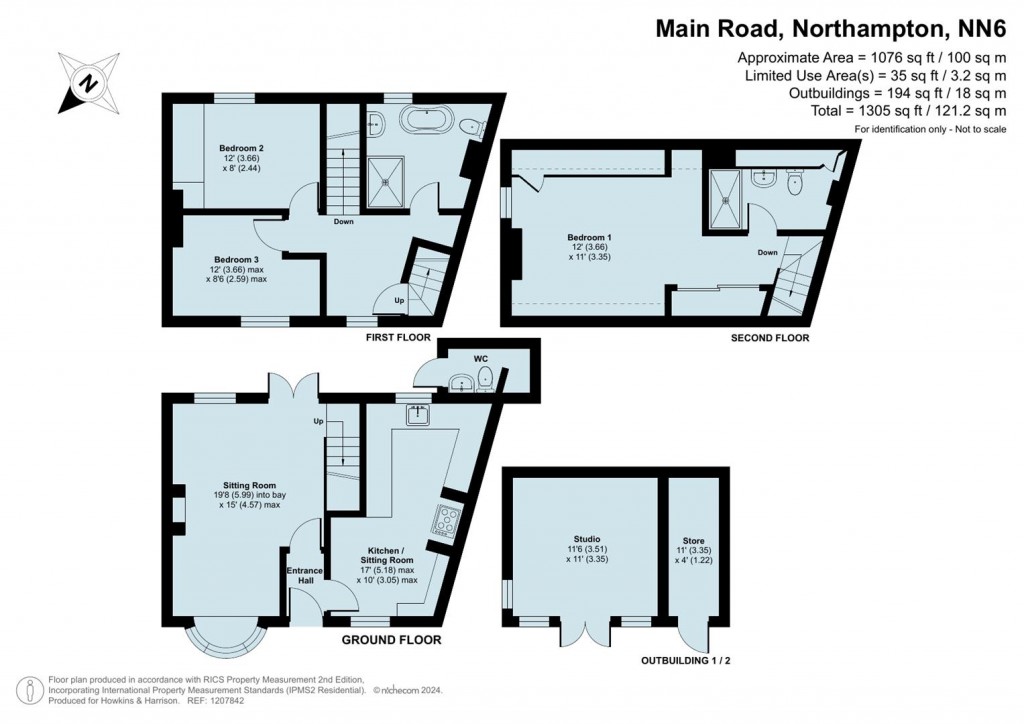 Floorplans For Main Road, Crick, Northampton, NN6