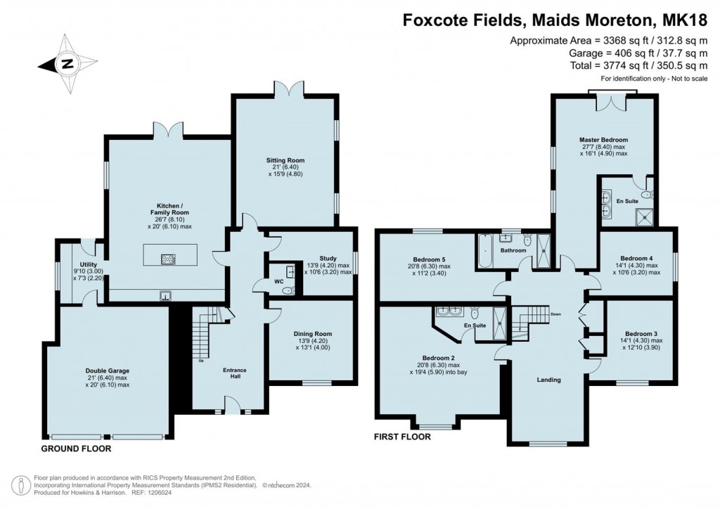 Floorplans For Furl Close, Towcester Road, Maids Moreton, MK18