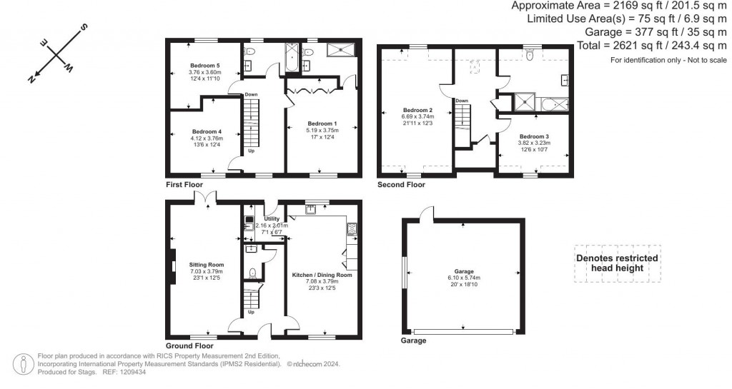 Floorplans For De Legh Grove, Bridport