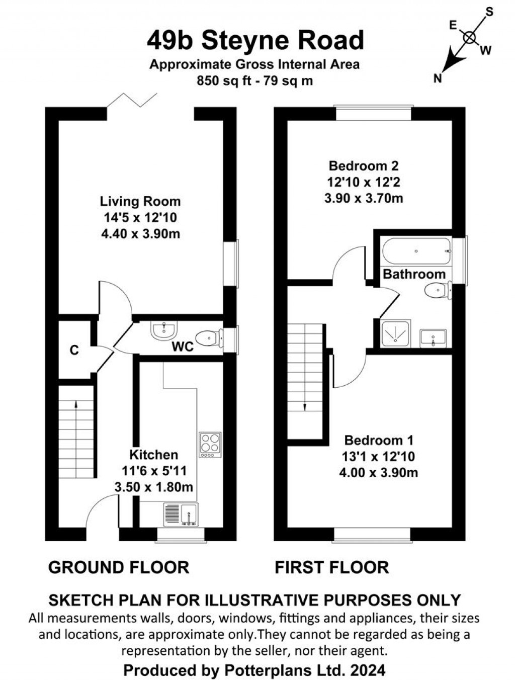 Floorplans For Bembridge, Isle of Wight