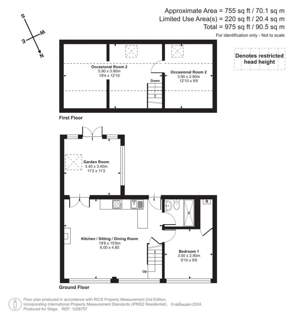 Floorplans For Lower Hele, Bradworthy, Holsworthy
