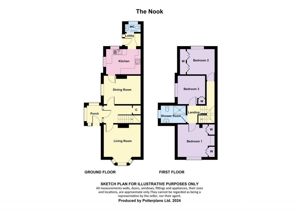 Floorplans For Totland Bay, Isle of Wight