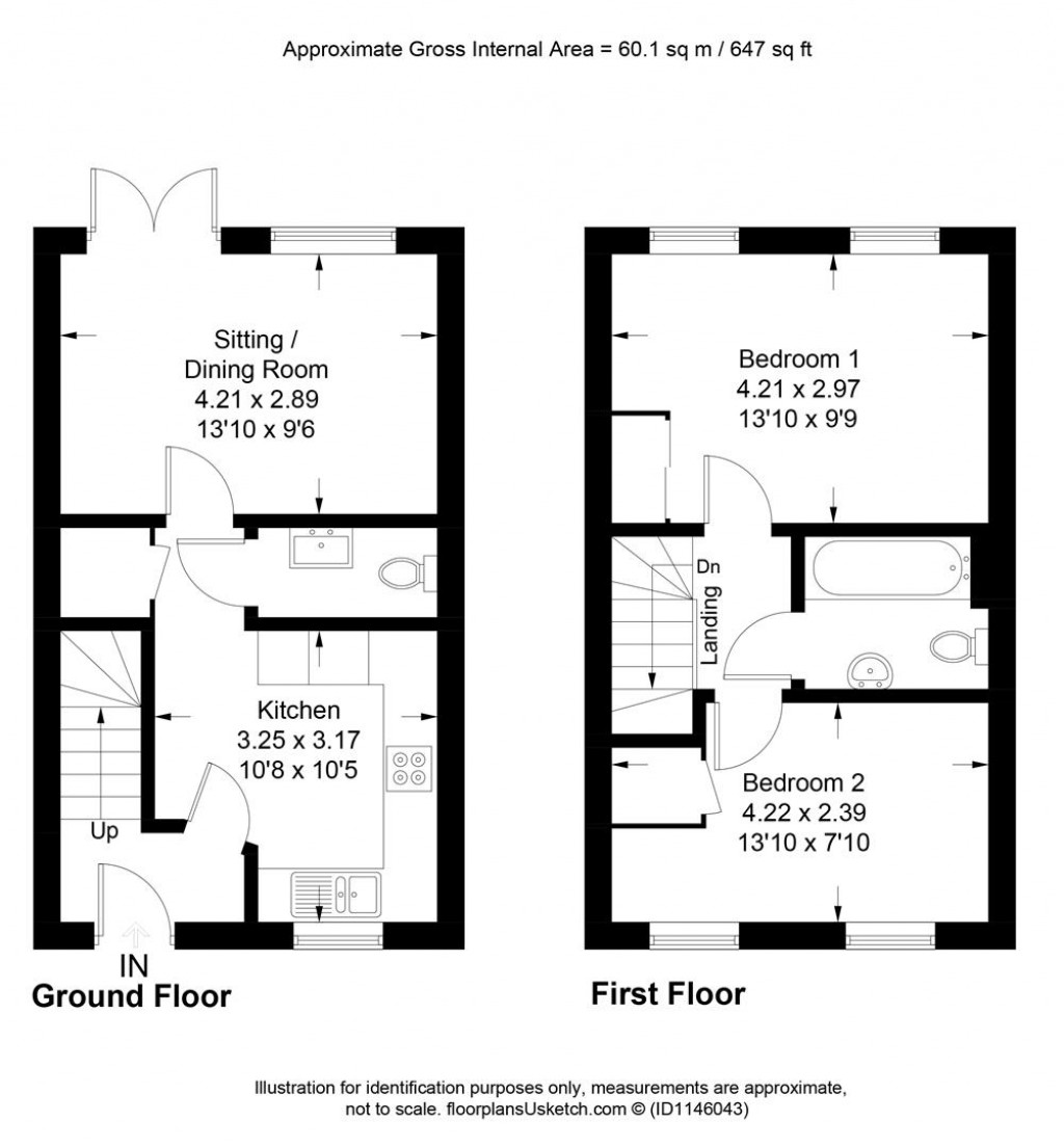 Floorplans For Huish Avenue, Taunton