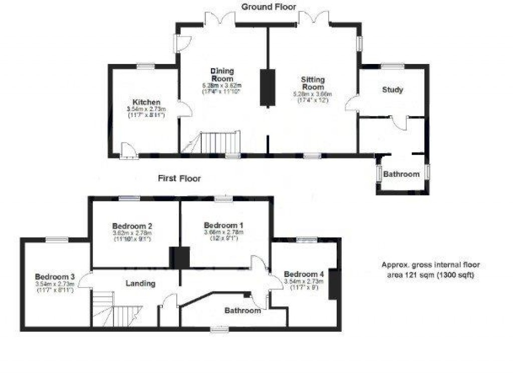 Floorplans For Anne Sucklings Lane, Little Wratting, Haverhill
