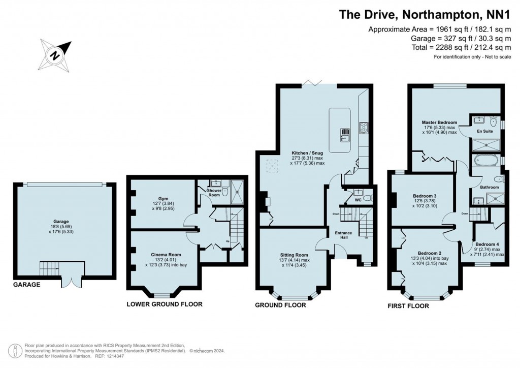 Floorplans For The Drive, Phippsville, Northampton, NN1