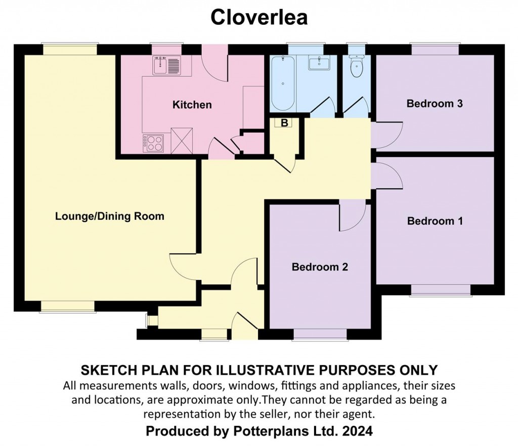 Floorplans For Freshwater, Isle of Wight