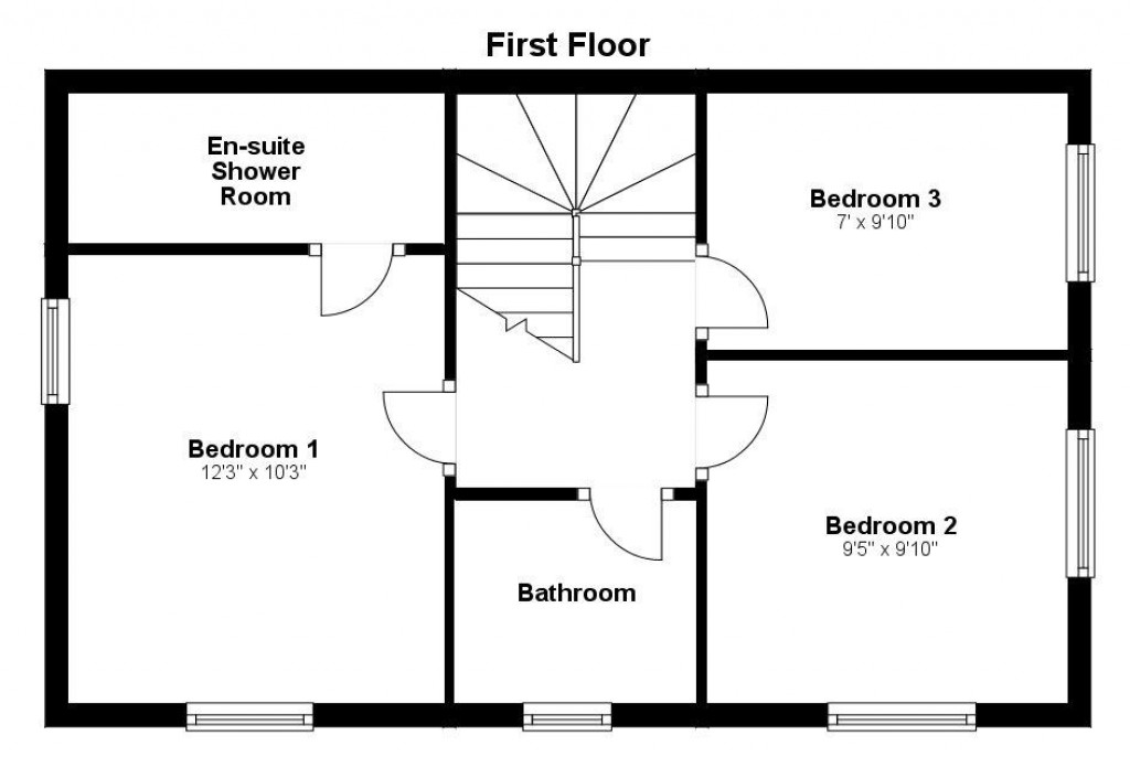 Floorplans For Kelvin Drive, Withersfield, Haverhill