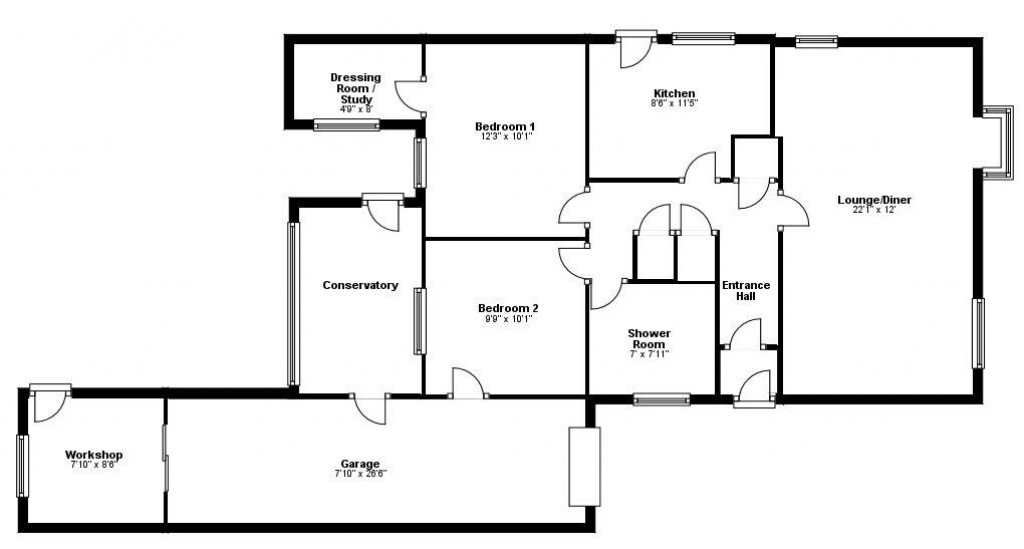 Floorplans For George Gent Close, Steeple Bumpstead, Haverhill
