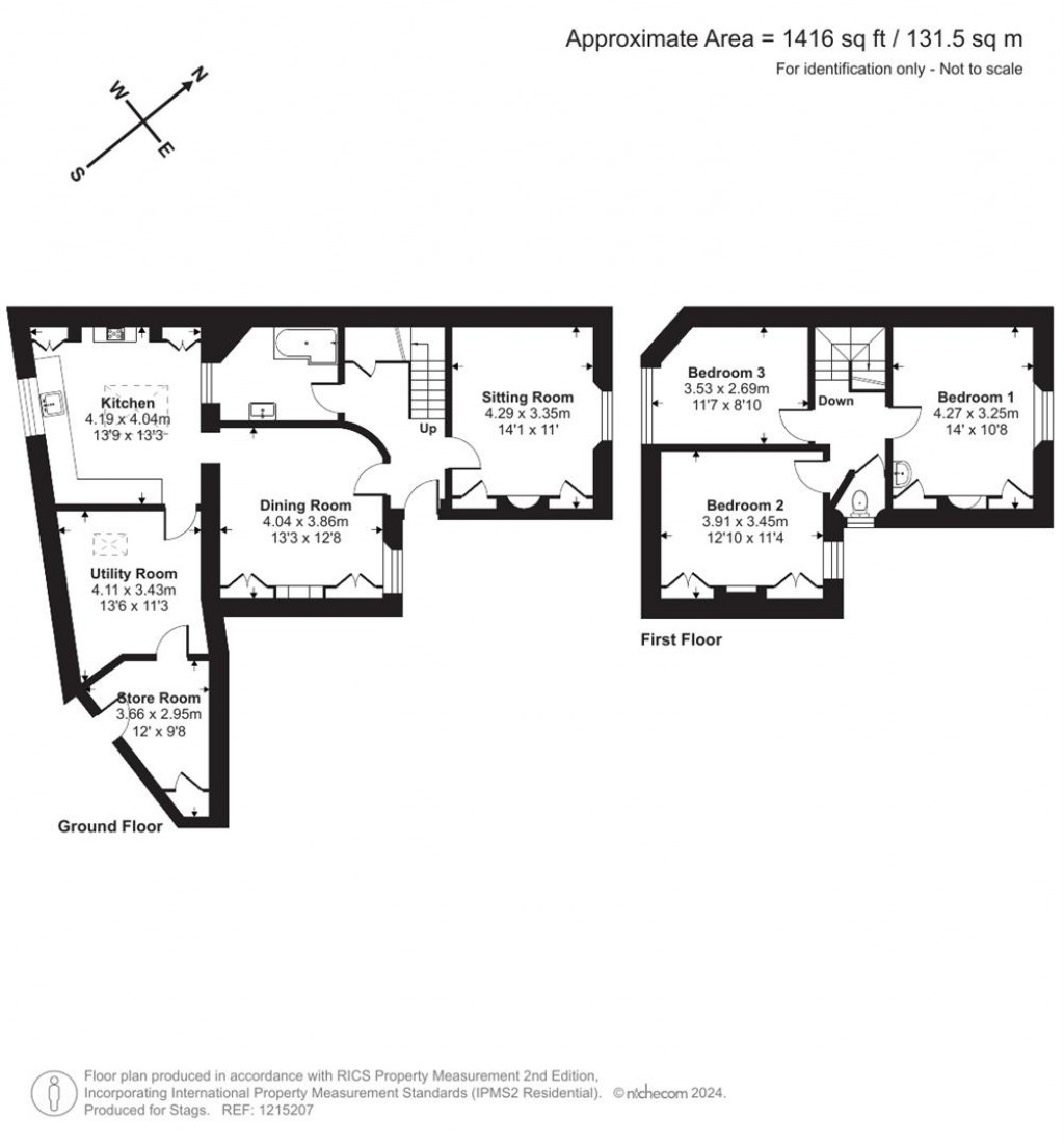 Floorplans For Meadfoot Lane, Torquay
