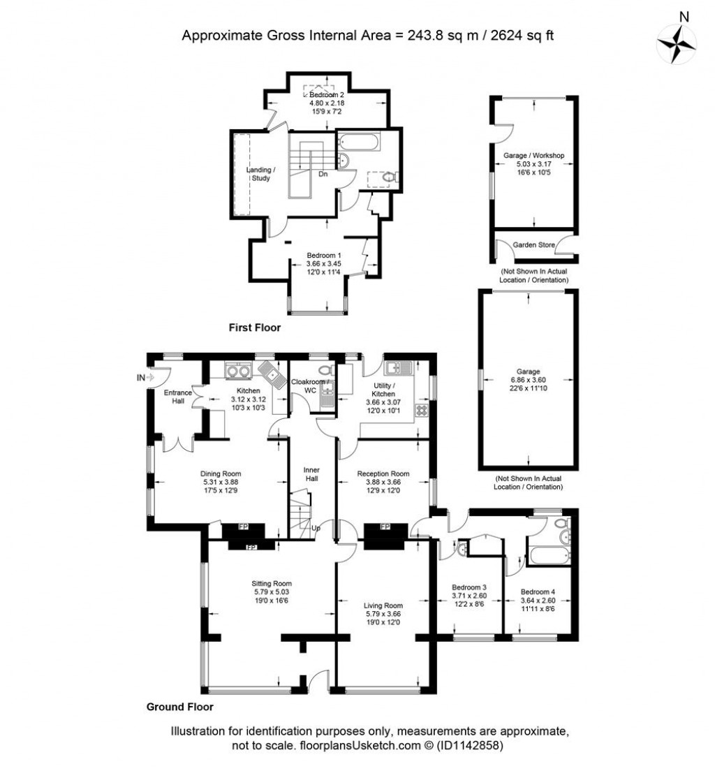 Floorplans For Ringmore, Kingsbridge