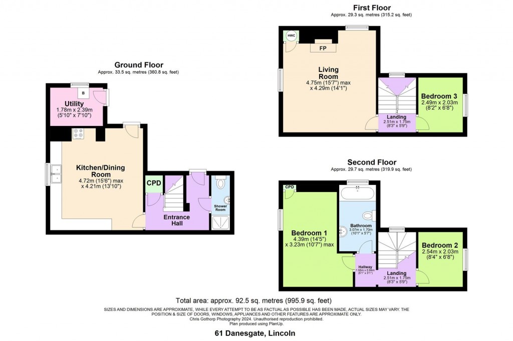 Floorplans For Danesgate, Lincoln