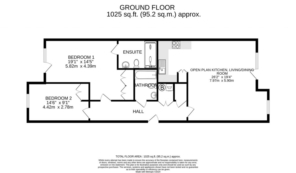 Floorplans For Avon House, Welland Place, Market Harborough