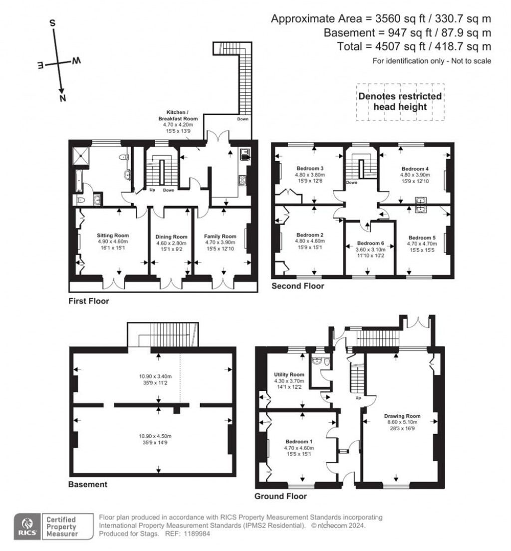 Floorplans For The Strand, Bideford