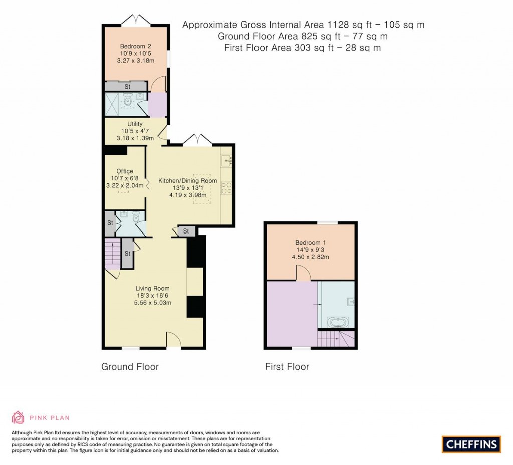 Floorplans For Church Street, Great Shelford