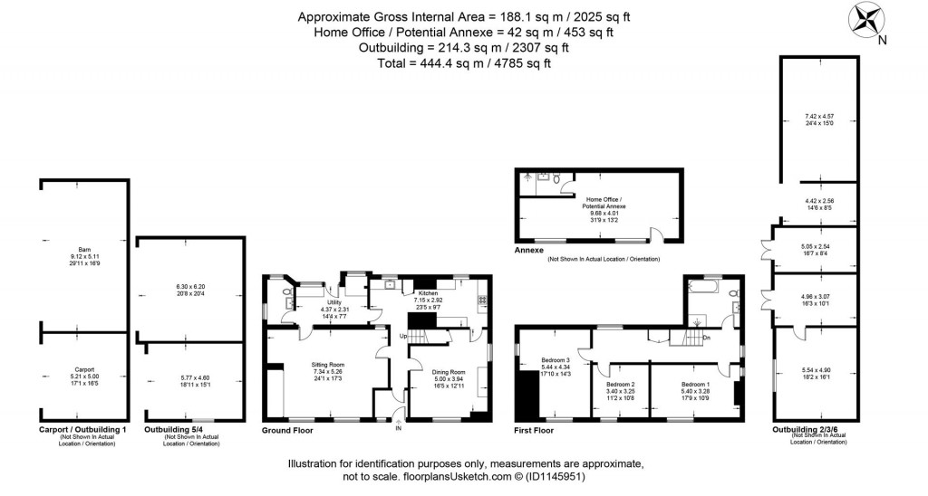 Floorplans For Shiremoor Hill, Merriott