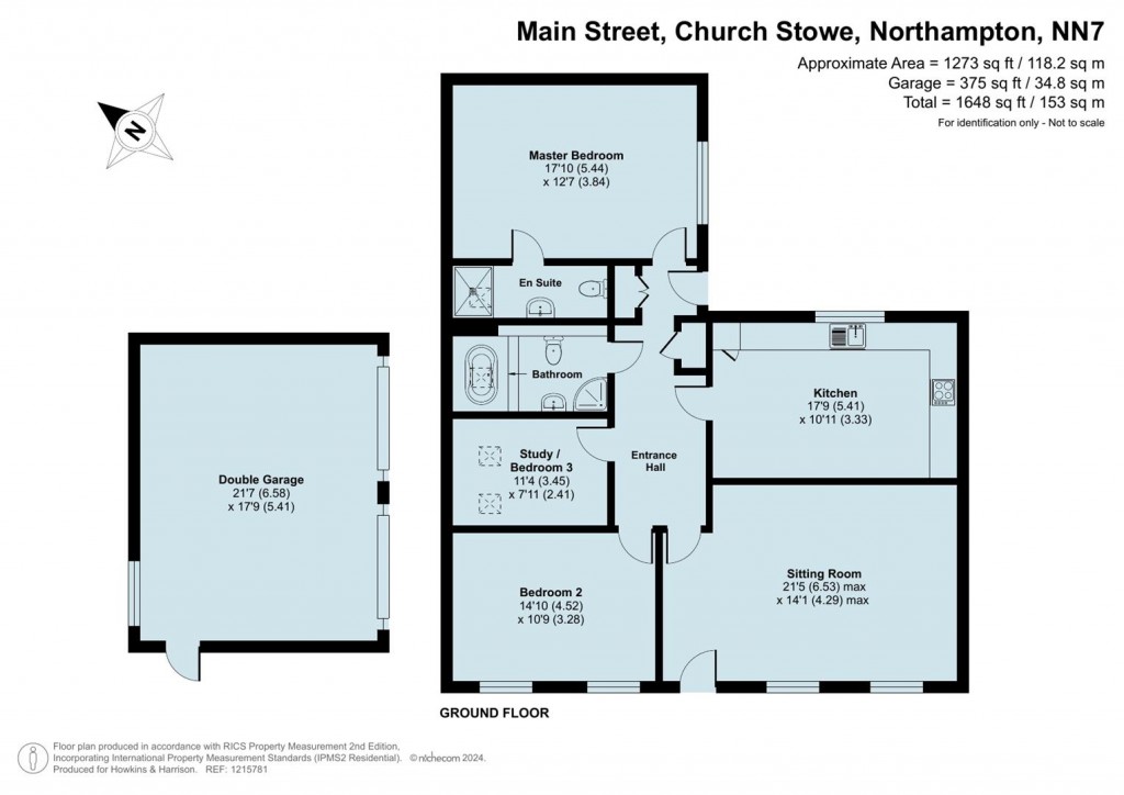 Floorplans For Main Street, Church Stowe, NN7