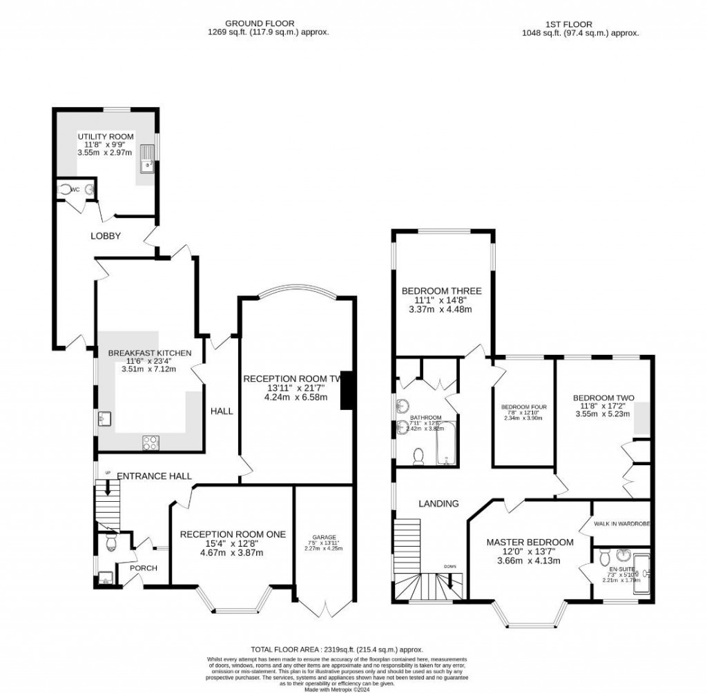 Floorplans For Meadowcourt Road, Oadby, Leicestershire