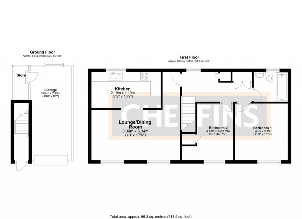 Floorplans For Merivale Way, Ely