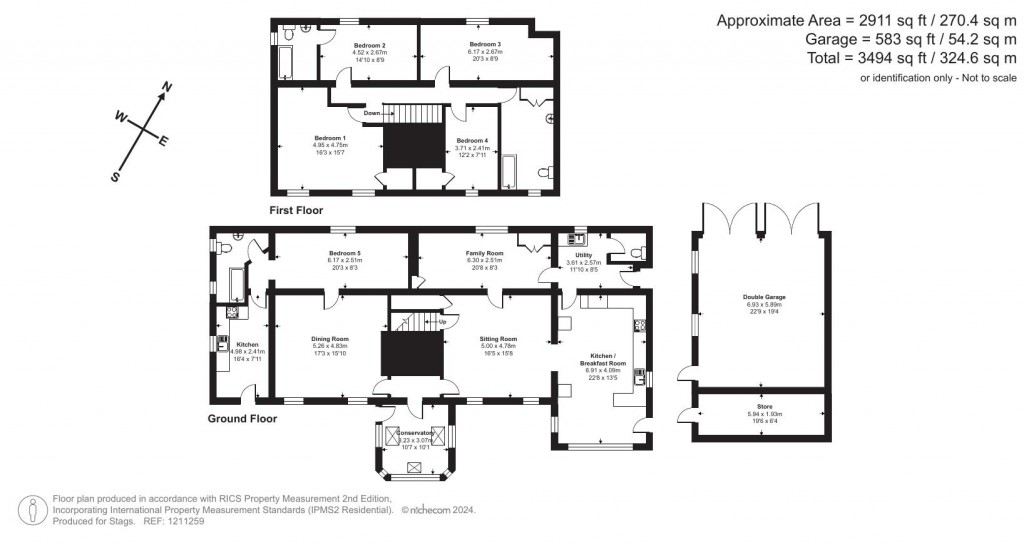Floorplans For Whiddon Down, Okehampton