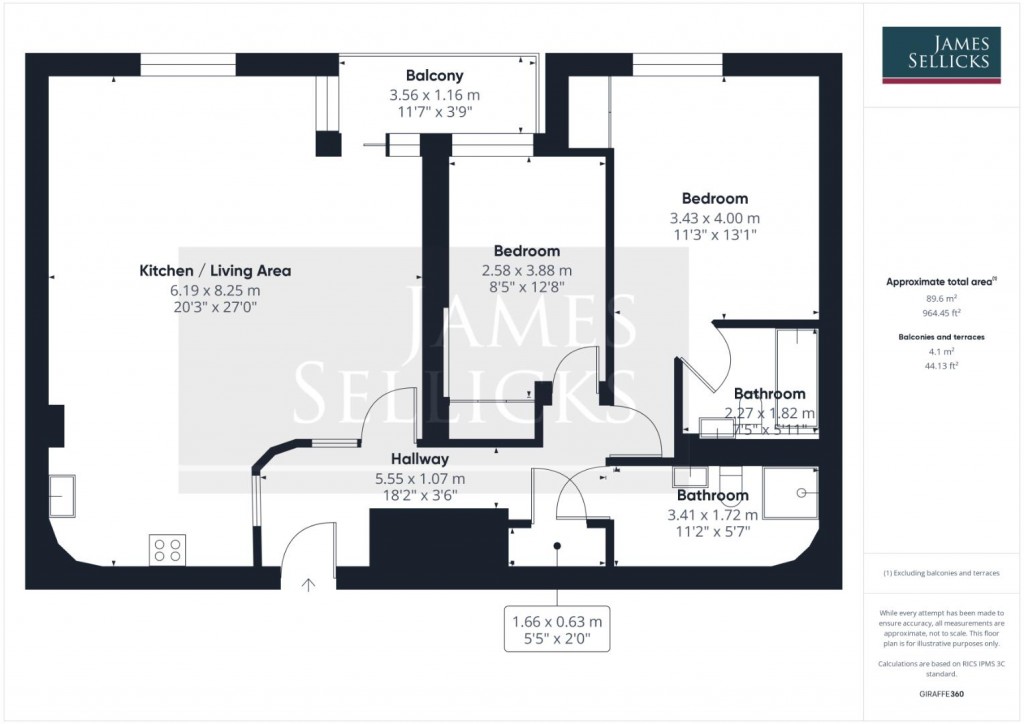 Floorplans For The Needleworks, Albion Street, Leicester