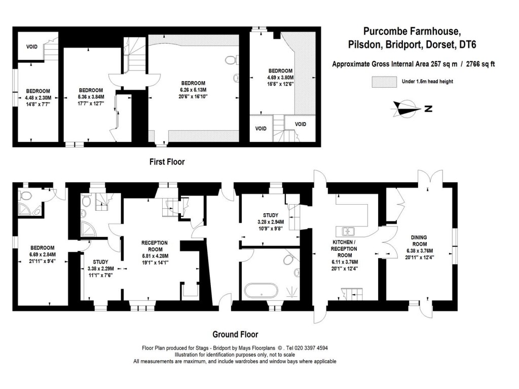 Floorplans For Pilsdon, Bridport