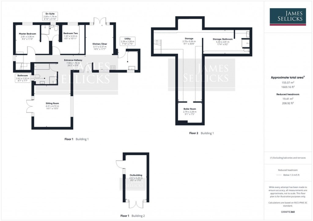 Floorplans For Higher Green, Great Glen, Leicestershire