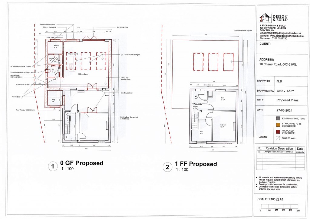 Floorplans For Cherry Road, Banbury