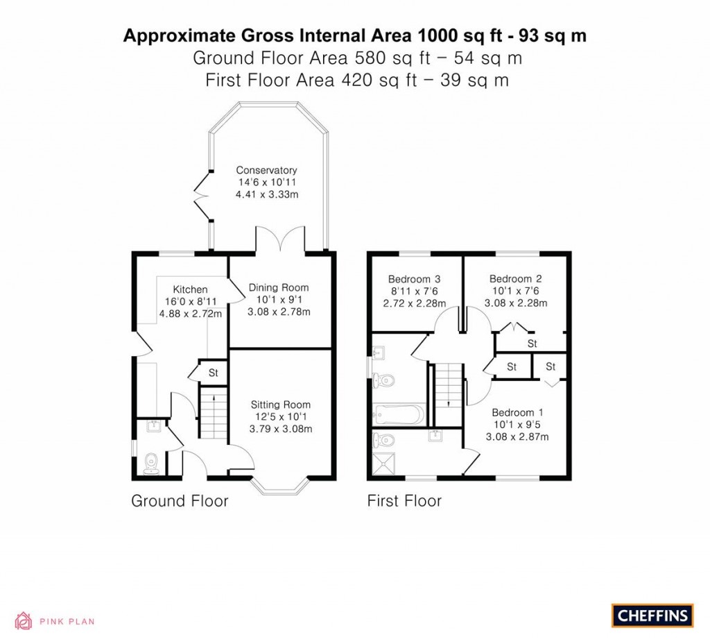 Floorplans For Vicarage Close, Waterbeach