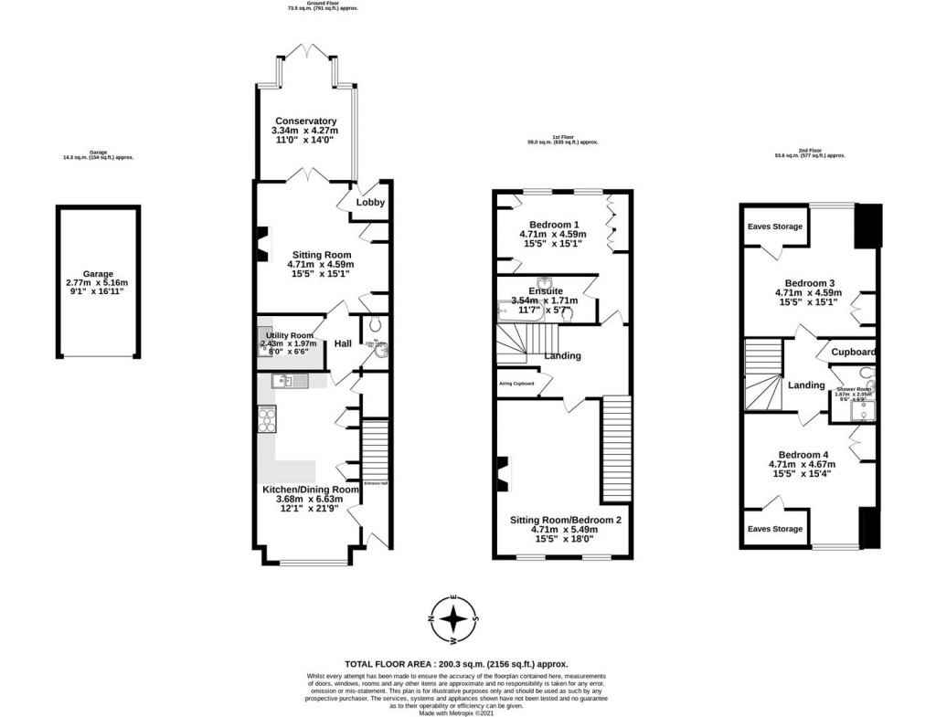 Floorplans For The Bourtons, Newton Road, Totnes