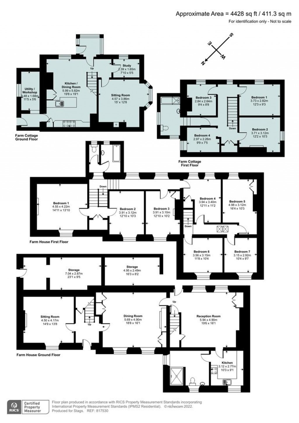 Floorplans For Widemouth Bay, Bude