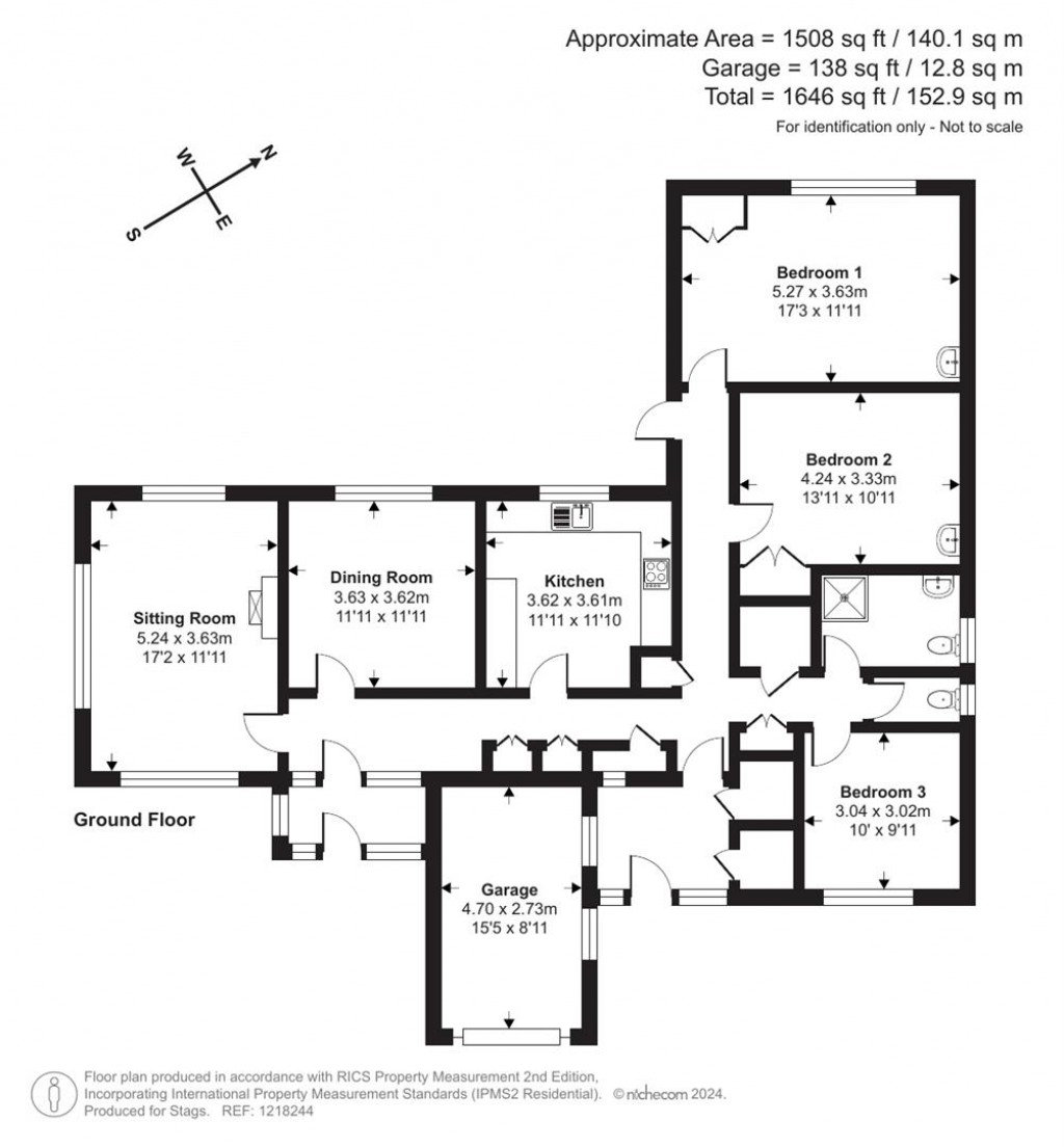 Floorplans For Stamford Hill, Stratton, Bude