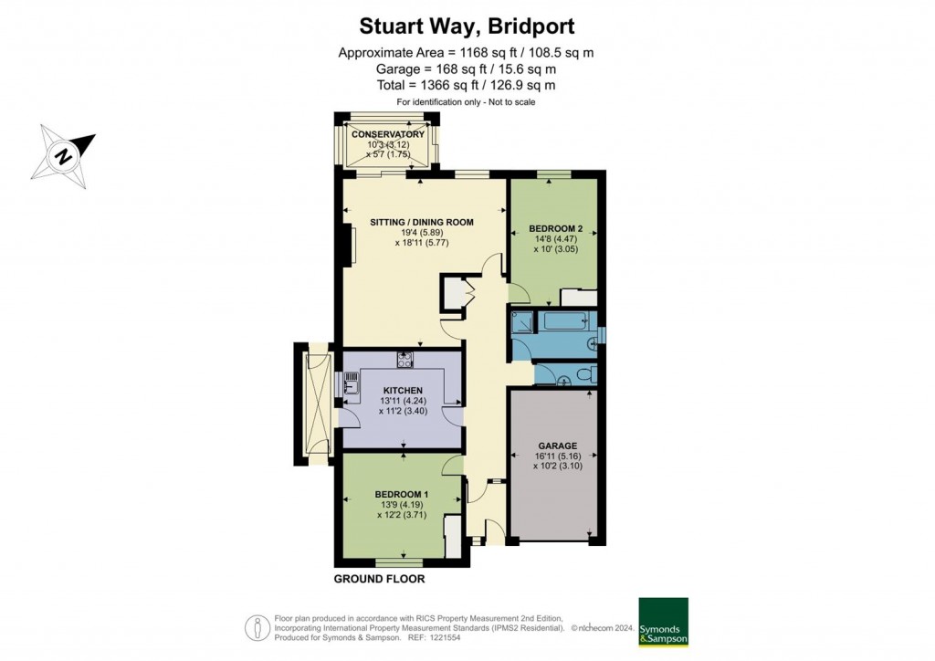 Floorplans For Stuart Way, Bridport