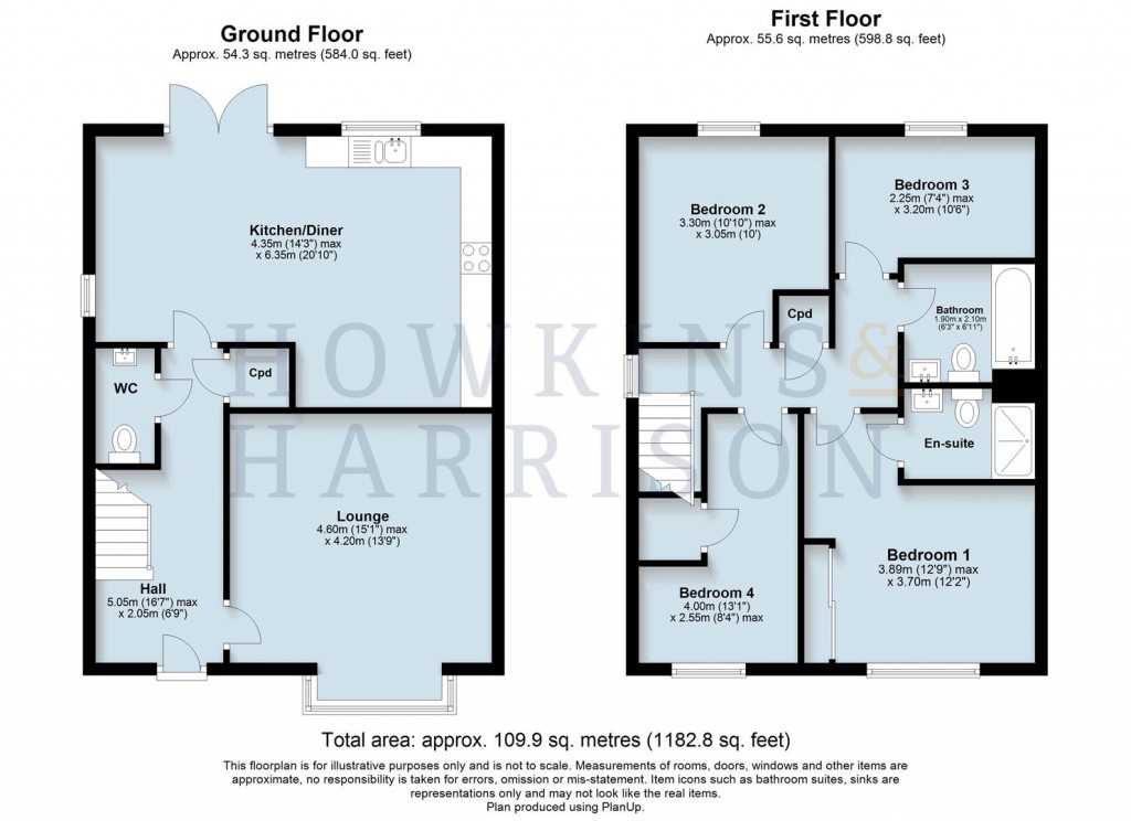 Floorplans For Dairy Lane, Ashby-De-La-Zouch, LE65