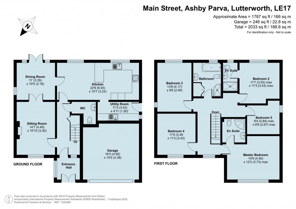Floorplans For Main Street, Ashby Parva, Lutterworth, LE17