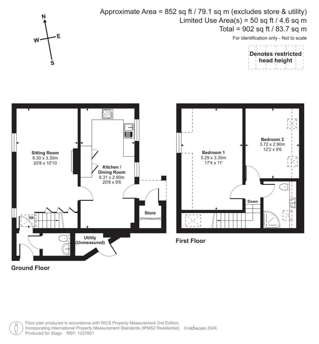 Floorplans For Fishers Mead, Dulverton