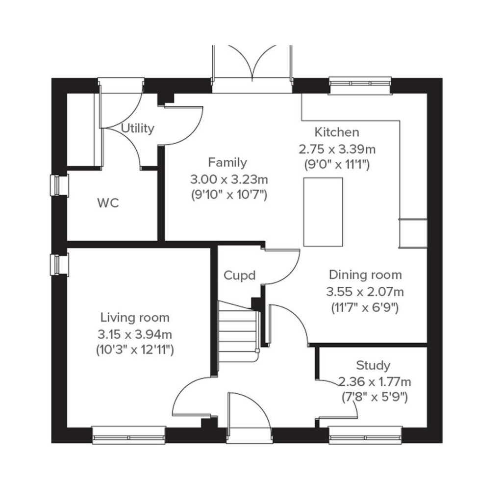 Floorplans For Clovelly Road, Bideford