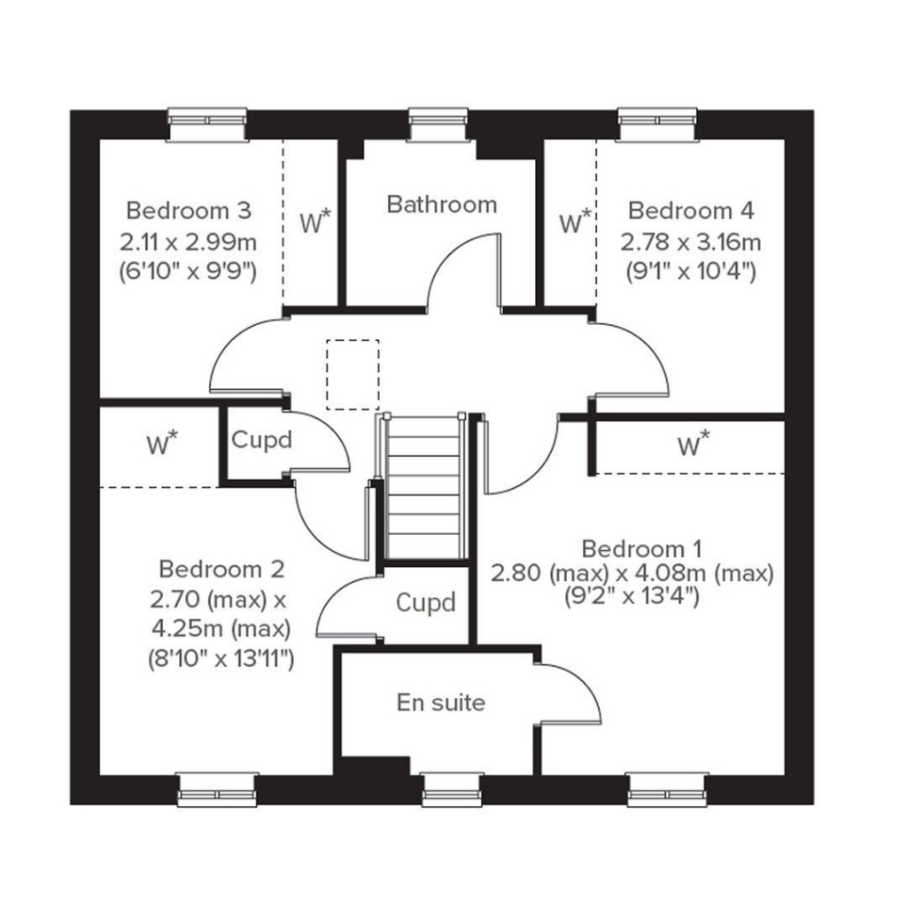 Floorplans For Clovelly Road, Bideford