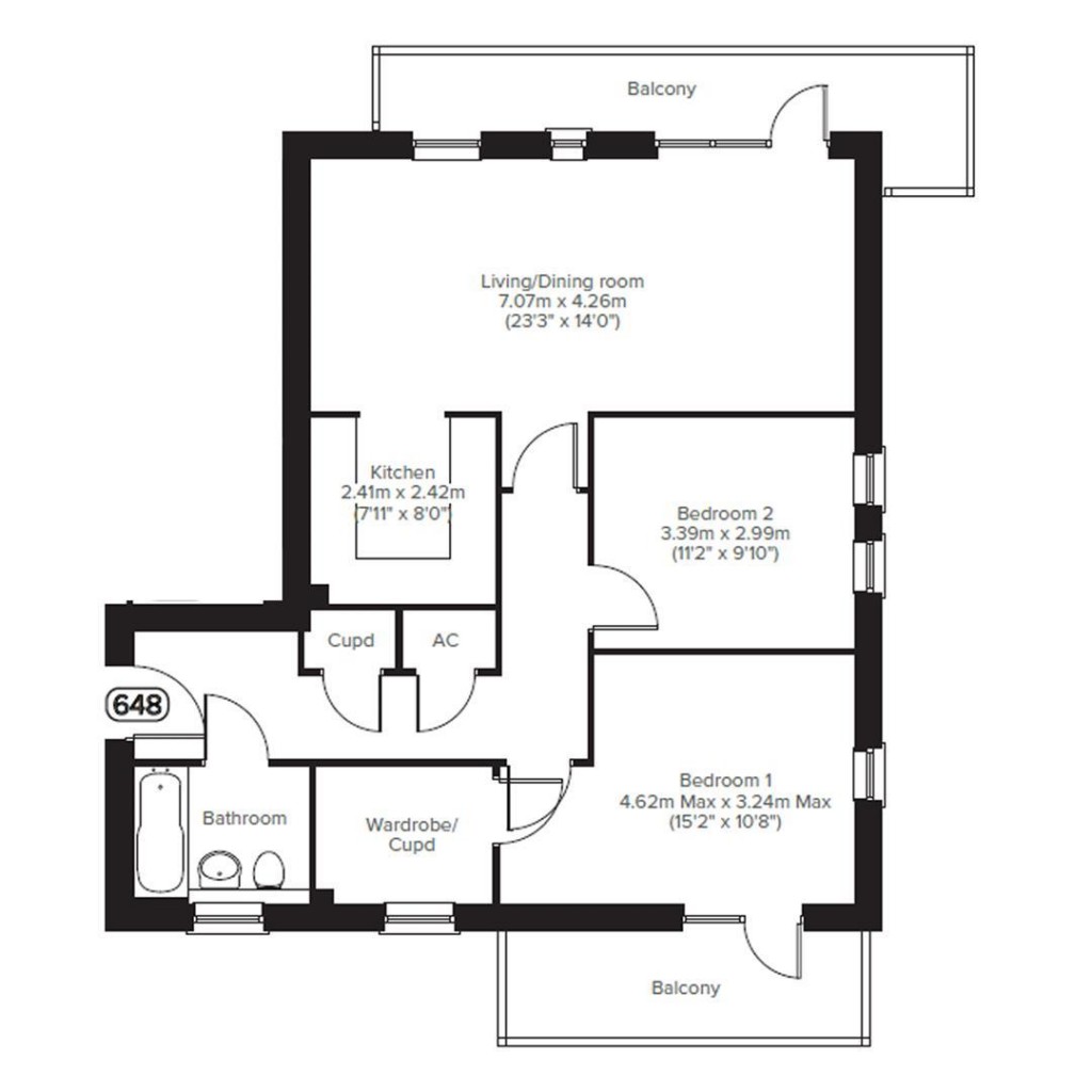 Floorplans For Encombe Street, Plymouth