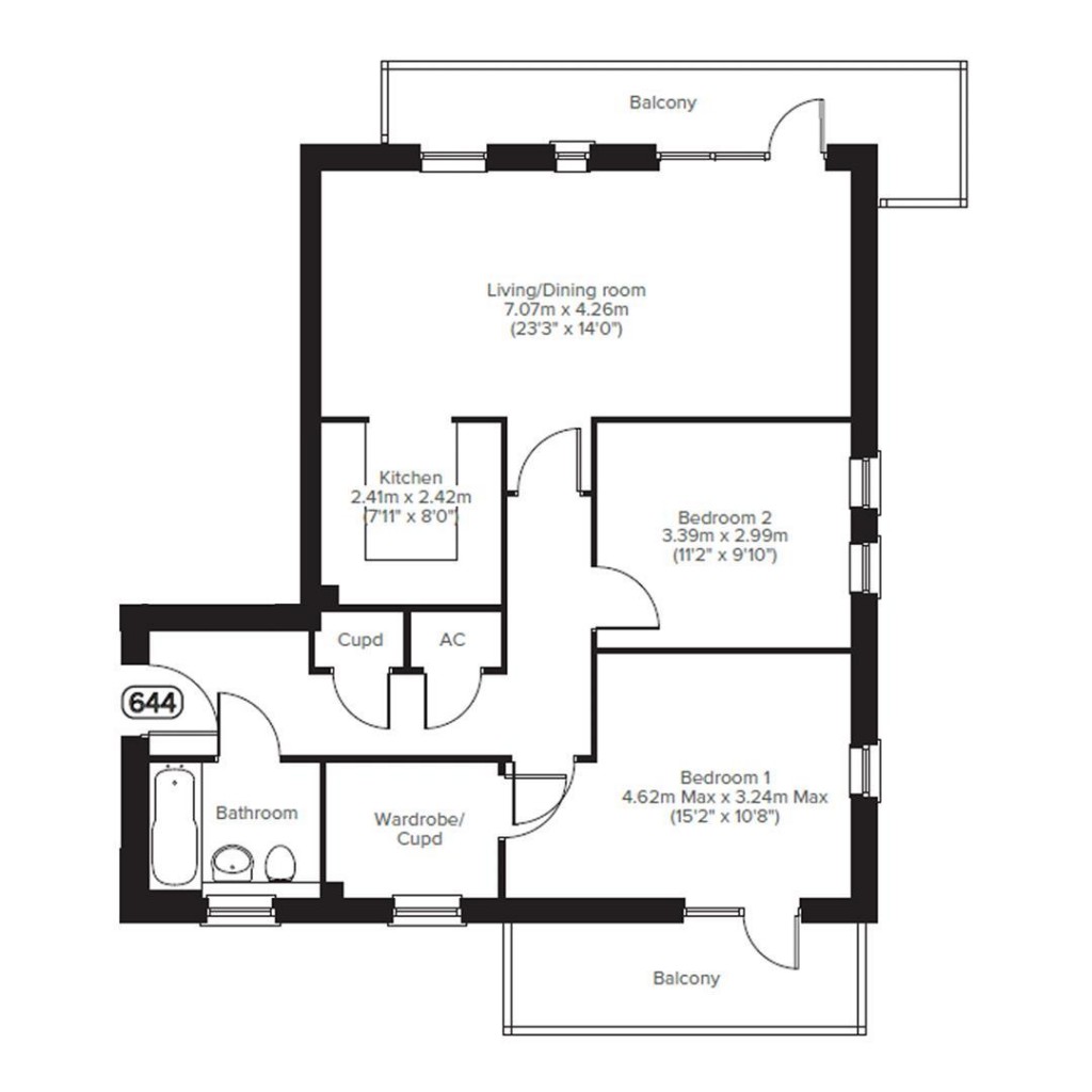 Floorplans For Encombe Street, Plymouth