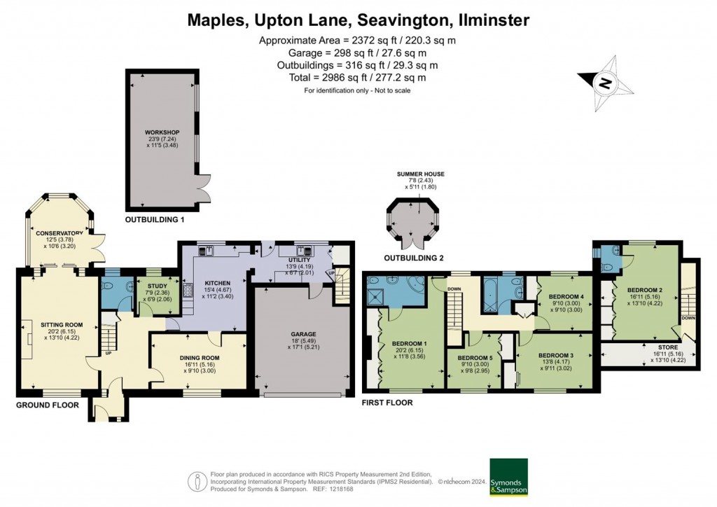 Floorplans For Upton Lane, Seavington, Ilminster