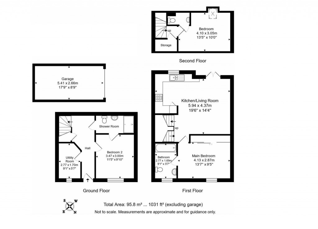 Floorplans For Higher Street, Bradpole, Bridport