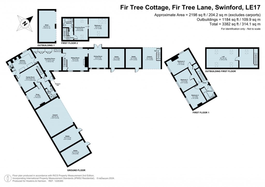Floorplans For Fir Tree Lane, Swinford, Lutterworth, LE17