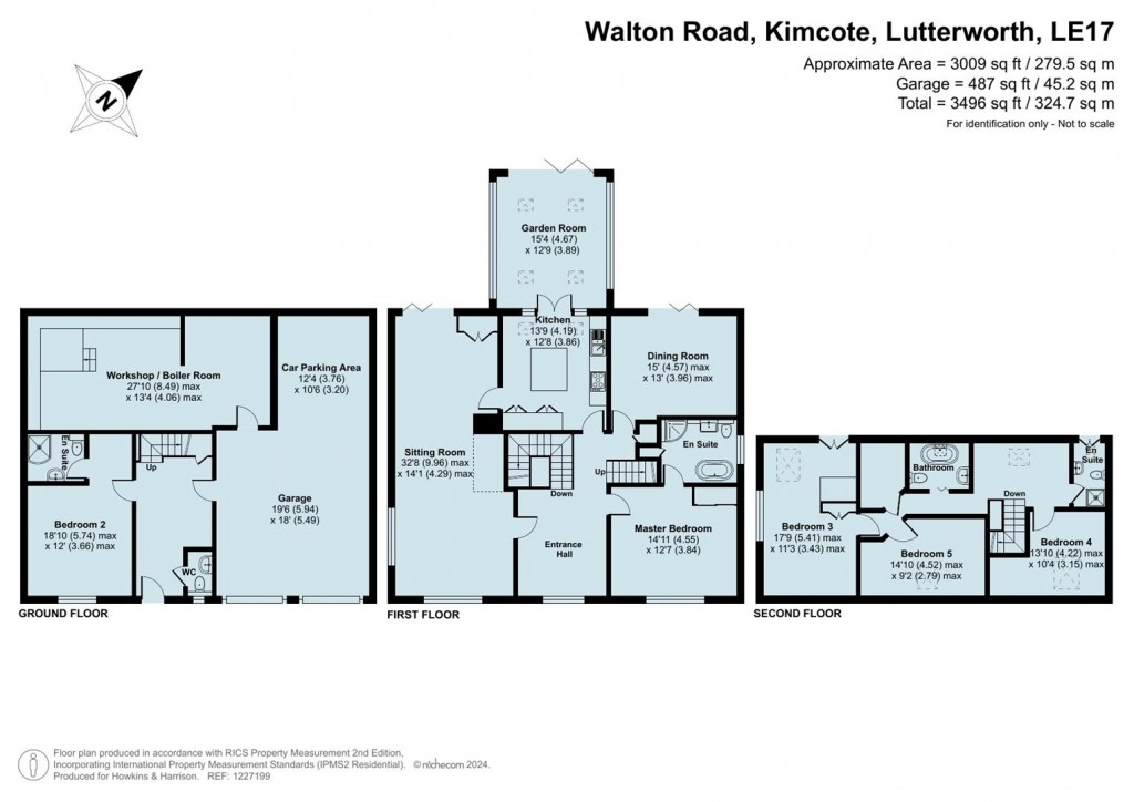 Floorplans For Walton Road, Kimcote, Lutterworth, LE17