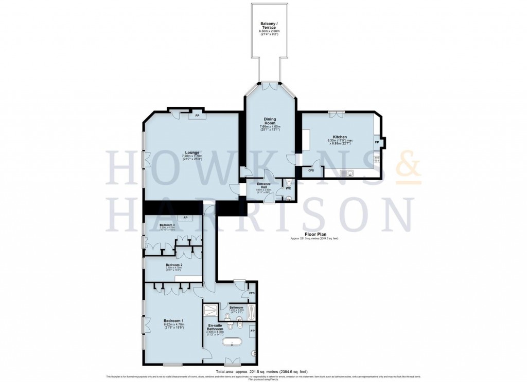 Floorplans For Constable Way, Coleorton Hall, LE67