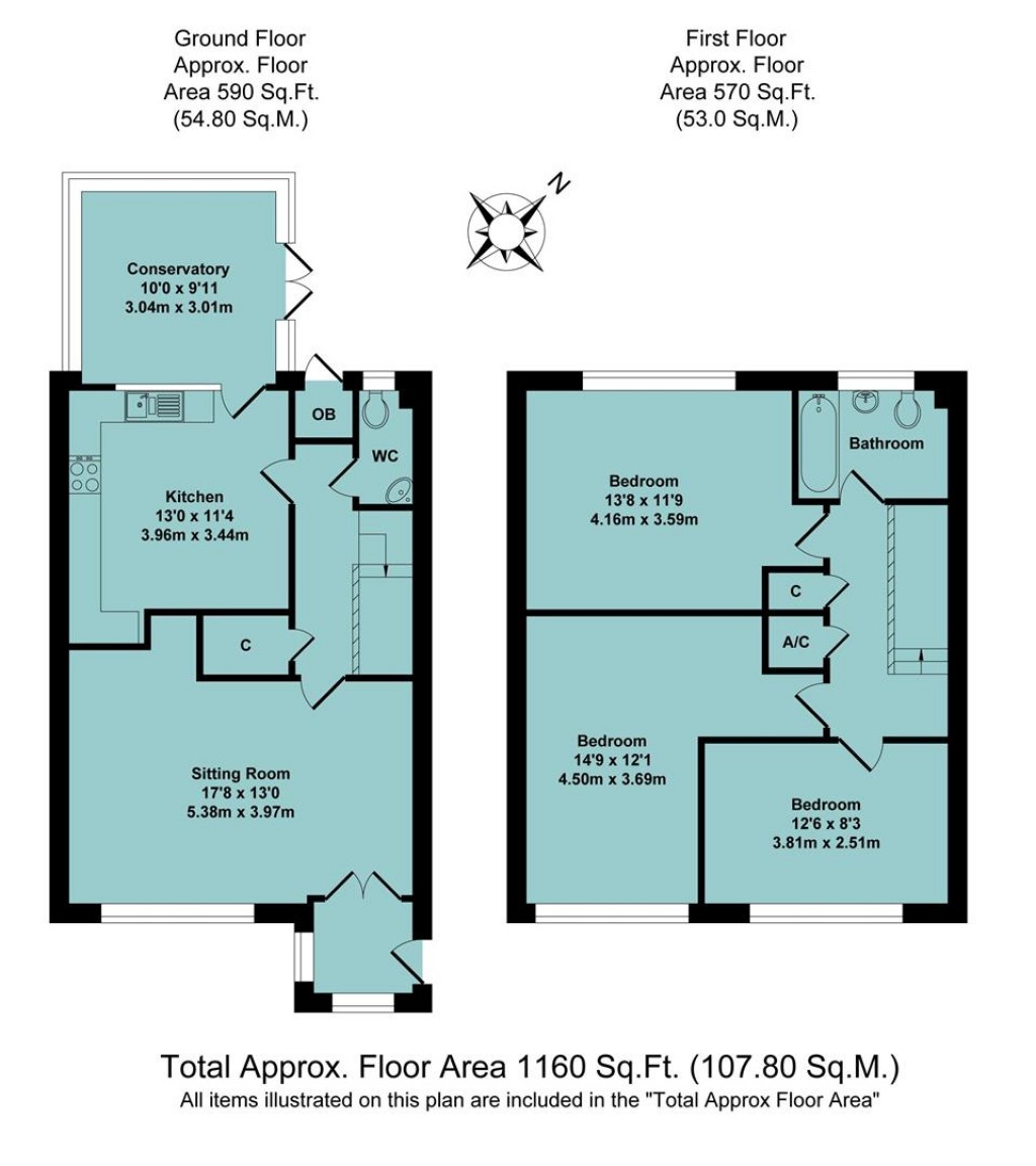 Floorplans For Dands Drive, Middleton Cheney, Banbury