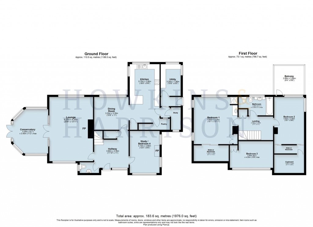 Floorplans For Hamilton Drive, Swadlincote, DE11