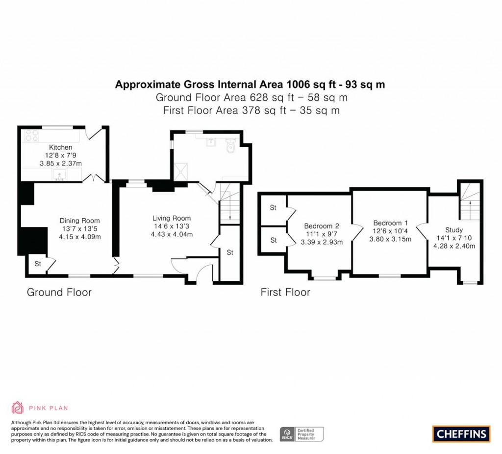 Floorplans For High Street, Orwell