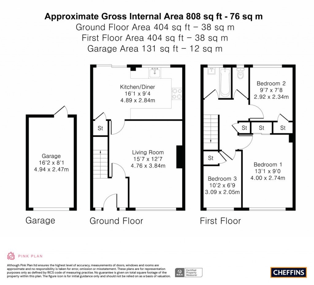 Floorplans For The Woodlands, Linton, Cambridge