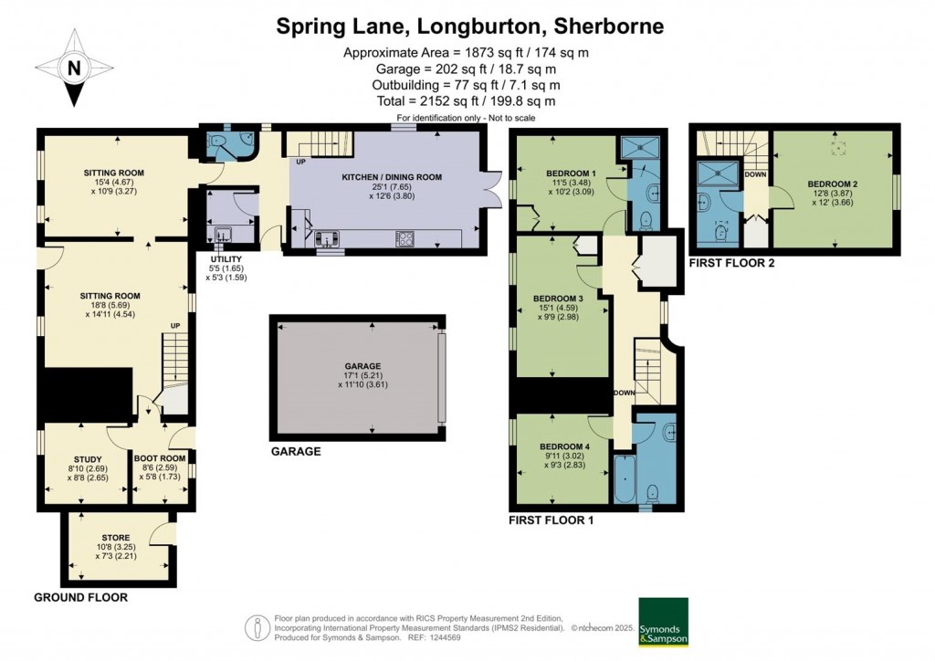 Floorplans For Spring Lane, Longburton, Sherborne