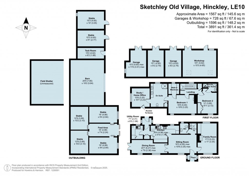 Floorplans For Sketchley Old Village, Burbage, Hinckley, LE10